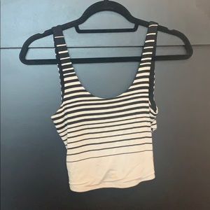 Silence + Noise Cross Back Crop Top